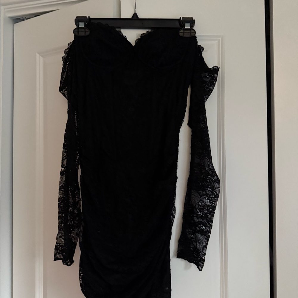 Outcast Black Lace Dress